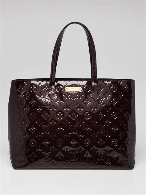 louis vuitton amarante monogram vernis wilshire pm handbag|LOUIS VUITTON Vernis Wilshire PM Amarante.